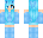 aqua blue kitty