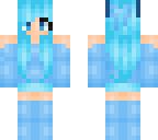 aqua blue wolf