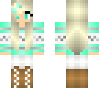 blonde girl winter