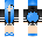 blue apple girl