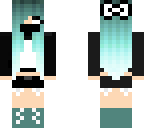 blue bow girl