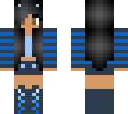 blue kitty skin