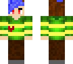 chara blue hair