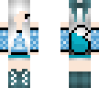 chibi blue wolf