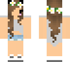 chibi wolf summer girl