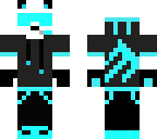 cool blue panda