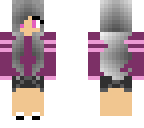 cute gray hair girl shorts