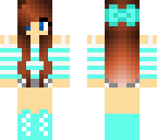 cute turquoise girl