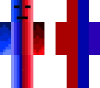 fire and blue