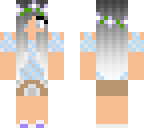 grey ombre girl