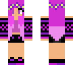 purple mixed girl