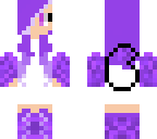 purple wolf girl