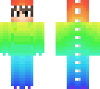 rainbow dino guy skin 