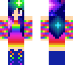 rainbow galaxy girl