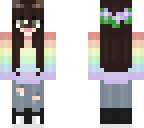rainbow girl