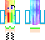 rainbow gril skin party