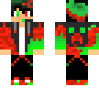 red and green boy