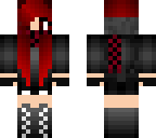 red haired emoish girl