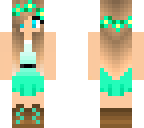 aqua summer girl