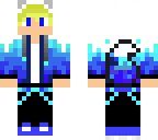 blond ice wolf boy