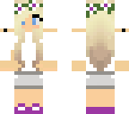 blonde flower bikini
