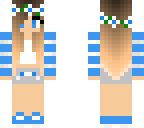 blue cute girl