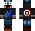 blue fire squad screaming captain america