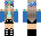 cute blue girl