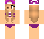 purple swim suit