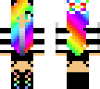 rainbow cat girl
