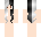 white and black hair base