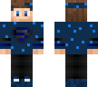 blue boy with a blue bandana