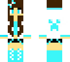 blue creeper girl