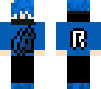 blue fire nation skin for technoraku