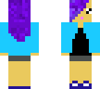 blue girl