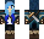 blue girl