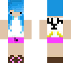 blue haired unicorn freak