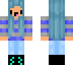 blue kawaii girl