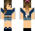blue summer girl