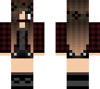 dark red girl edited