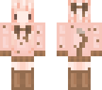kawaii pink and brown cat girl version 2