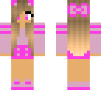 pink girl cat