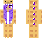 purple waffle dino