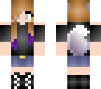 purple wolf girl