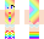 rainbow girl