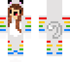 rainbow panda girl