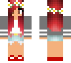 red hair flower girl