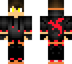 red orange dragon boy