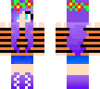 tiger puple flower girl