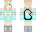 cute blonde wolf girl